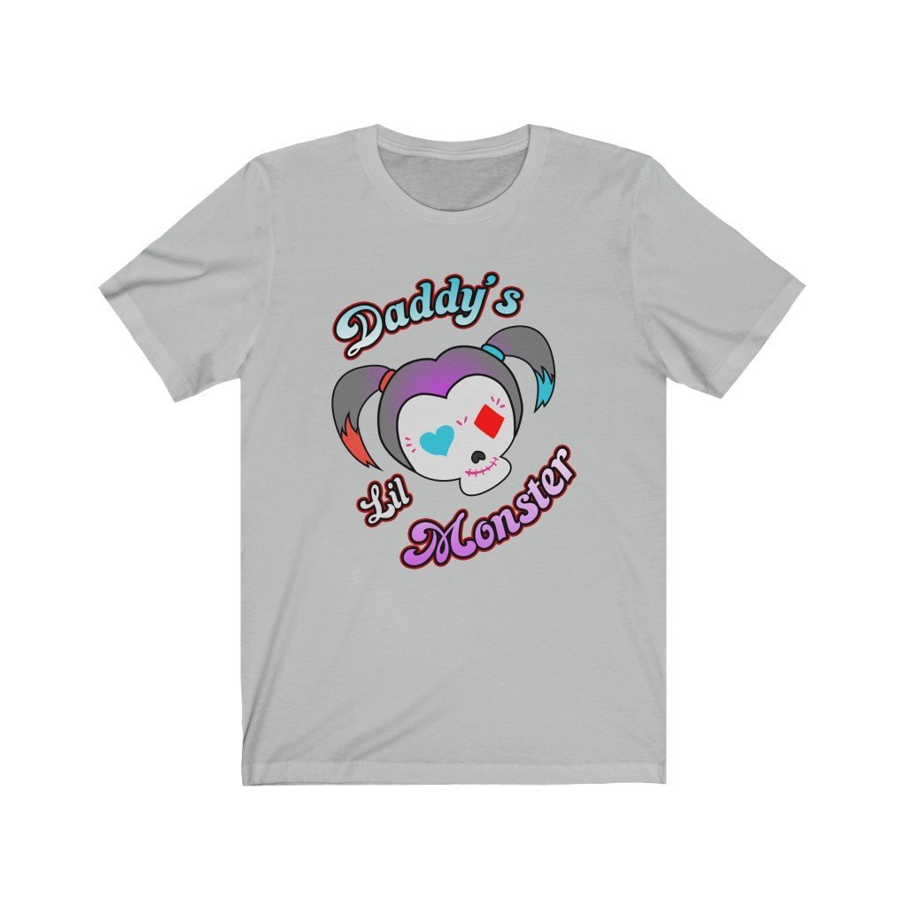 Daddy's Lil Monster - Harley Quinn T-Shirt (Unisex) [Ash] NAB It Designs