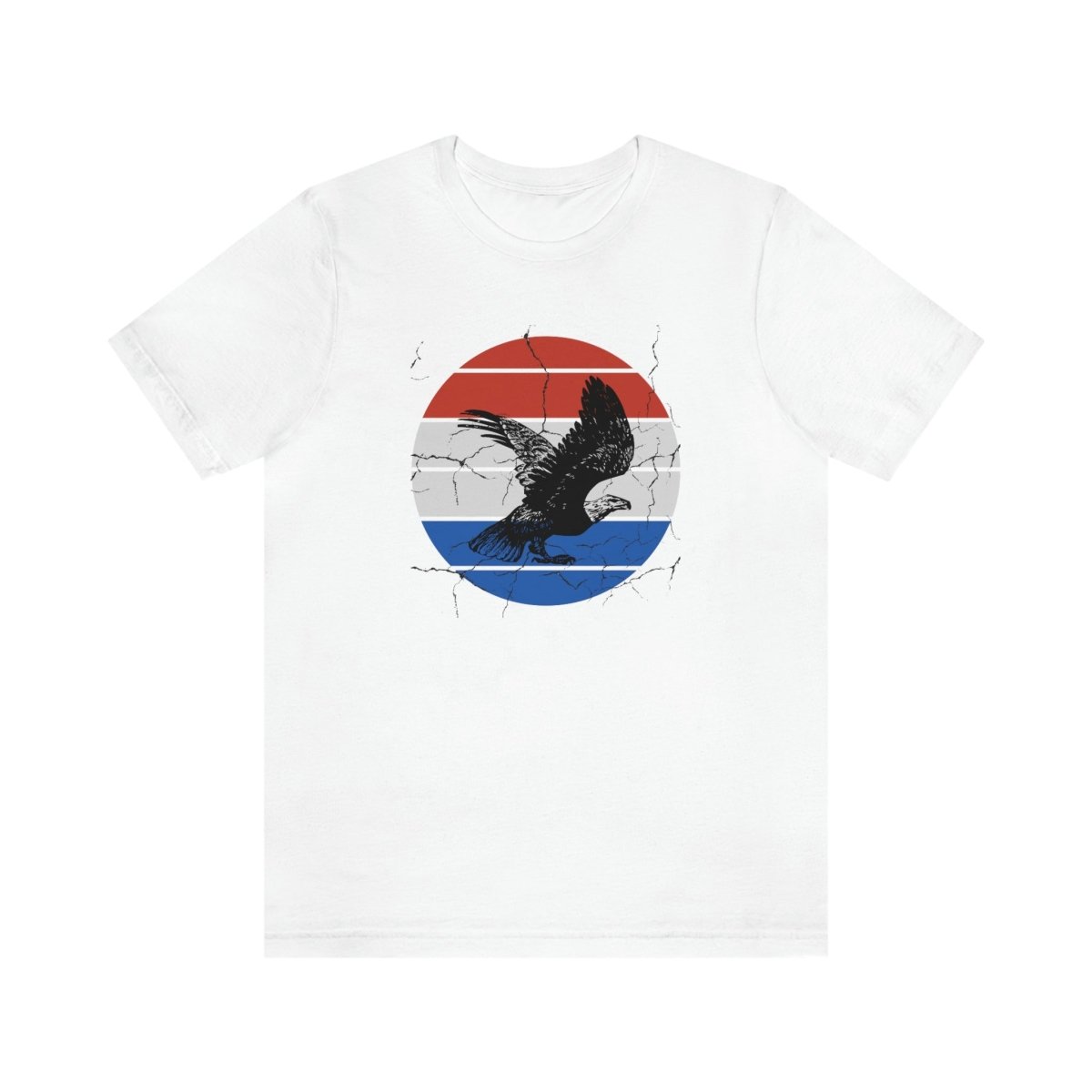 Let Freedom Ring - Eagle T-shirt (Unisex) [White] NAB It Designs