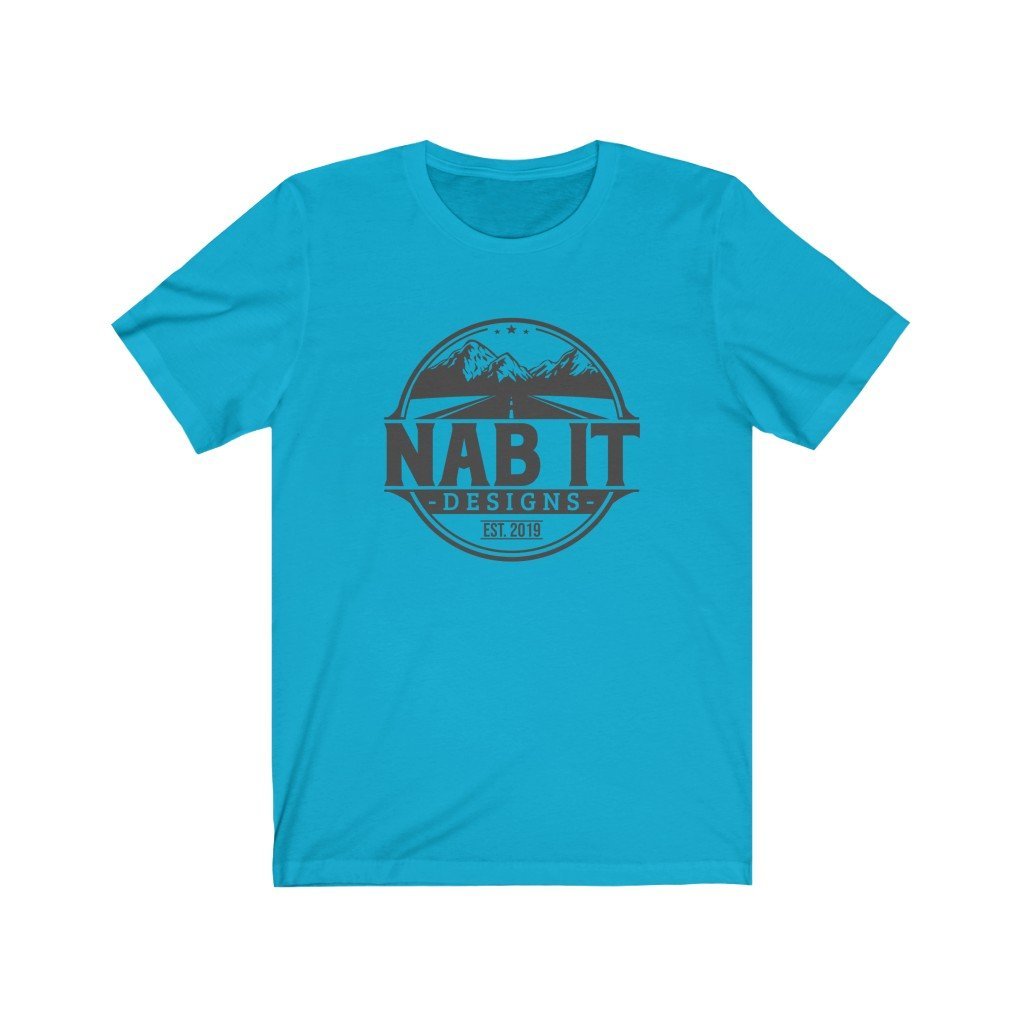 NAB It Tee (Dark Gray Logo) [Turquoise] NAB It Designs