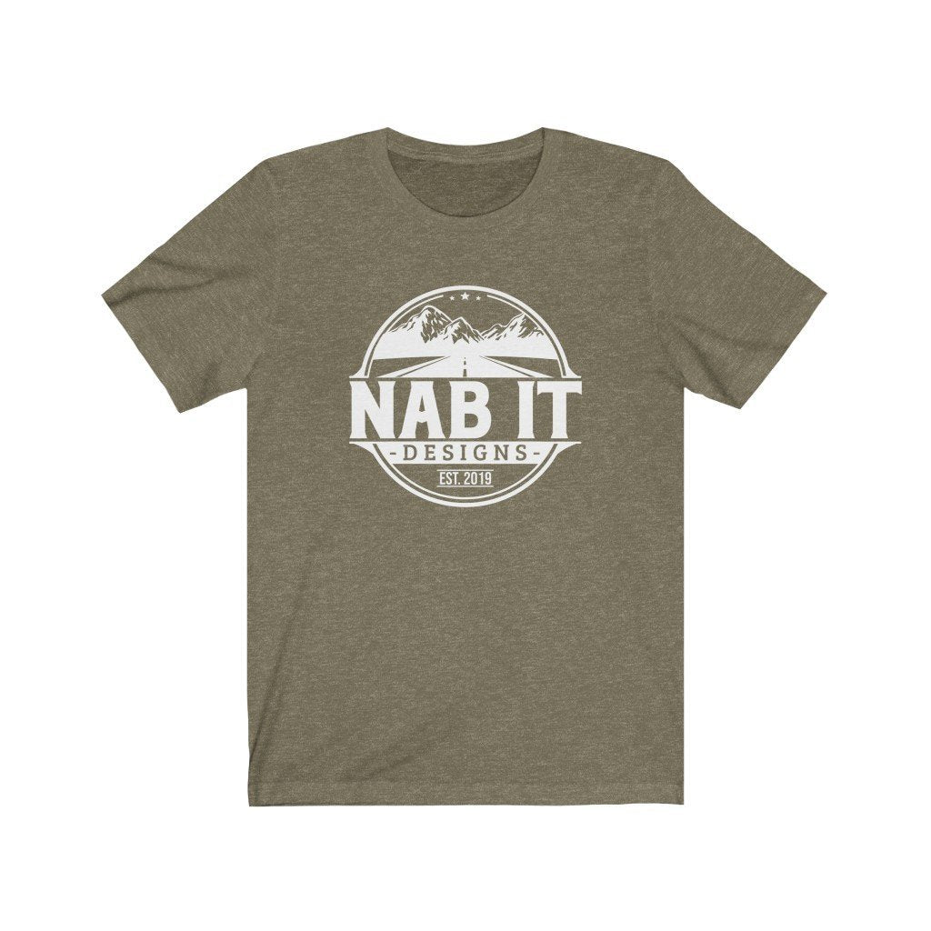 NAB It Tee (White Logo) [Heather Olive] NAB It Designs