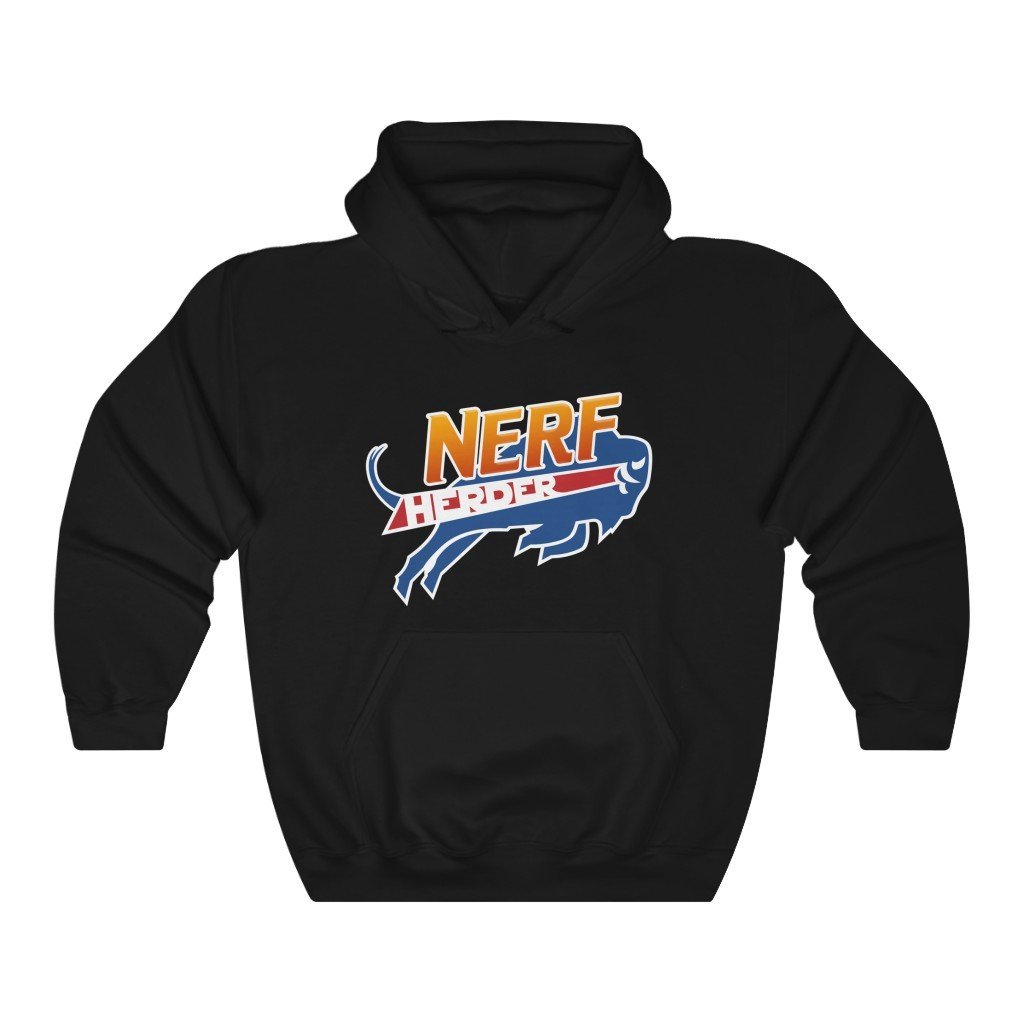 Nerf Herder - Funny Star Wars Hooded Sweatshirt (Unisex) [Black] NAB It Designs