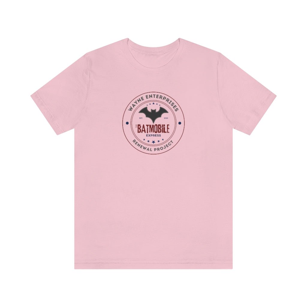 The Batmobile Express - Funny Batman T-Shirt (Unisex) [Pink] NAB It Designs