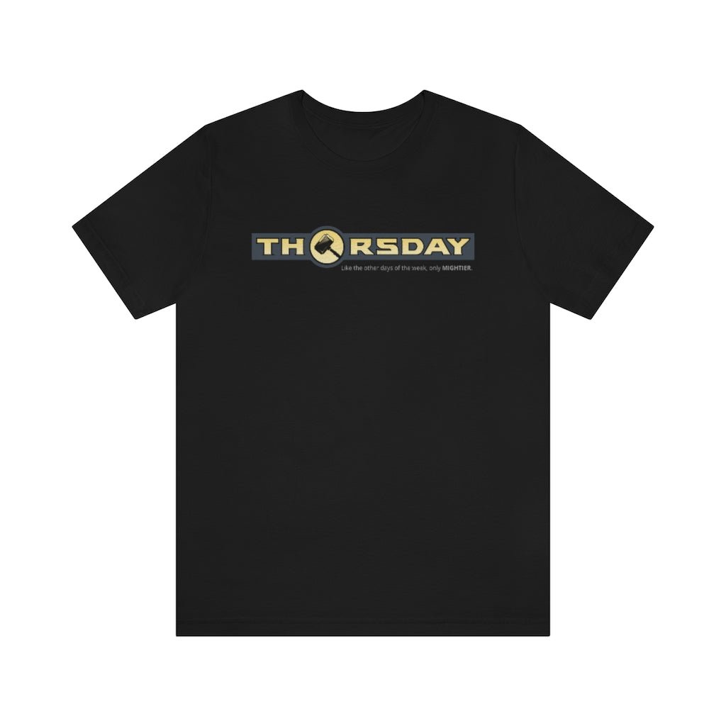 Thorsday - Thor -Themed T-Shirt (Unisex) [Black] NAB It Designs