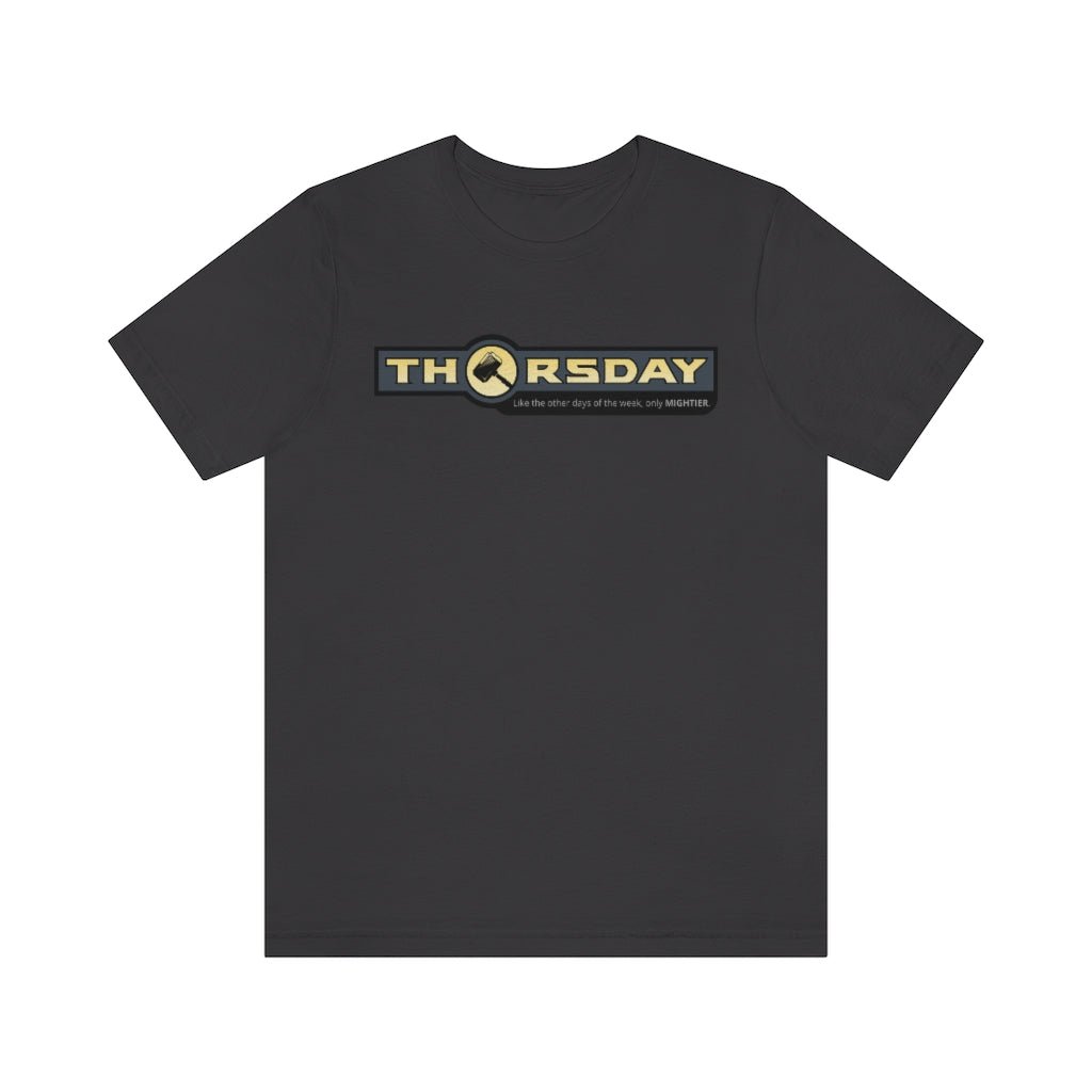 Thorsday - Thor -Themed T-Shirt (Unisex) [Dark Grey] NAB It Designs