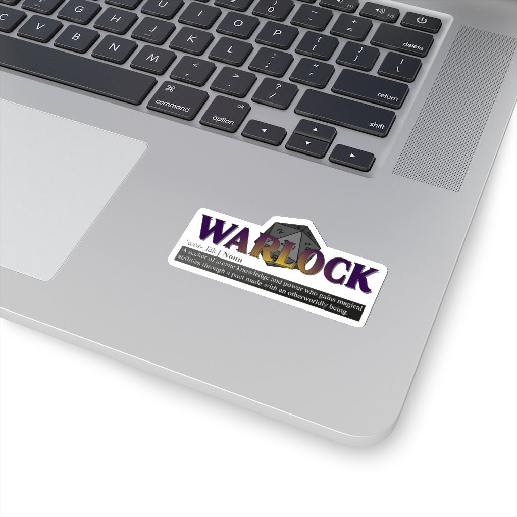 Warlock Class Definition - Funny Dungeons & Dragons Sticker [3" × 3"] NAB It Designs