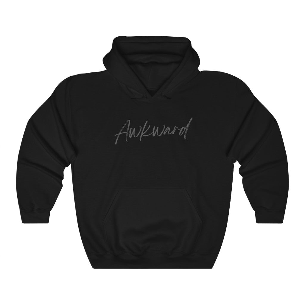 Awkward Funny - Hooded Sweatshirt [Black] NAB It Designs