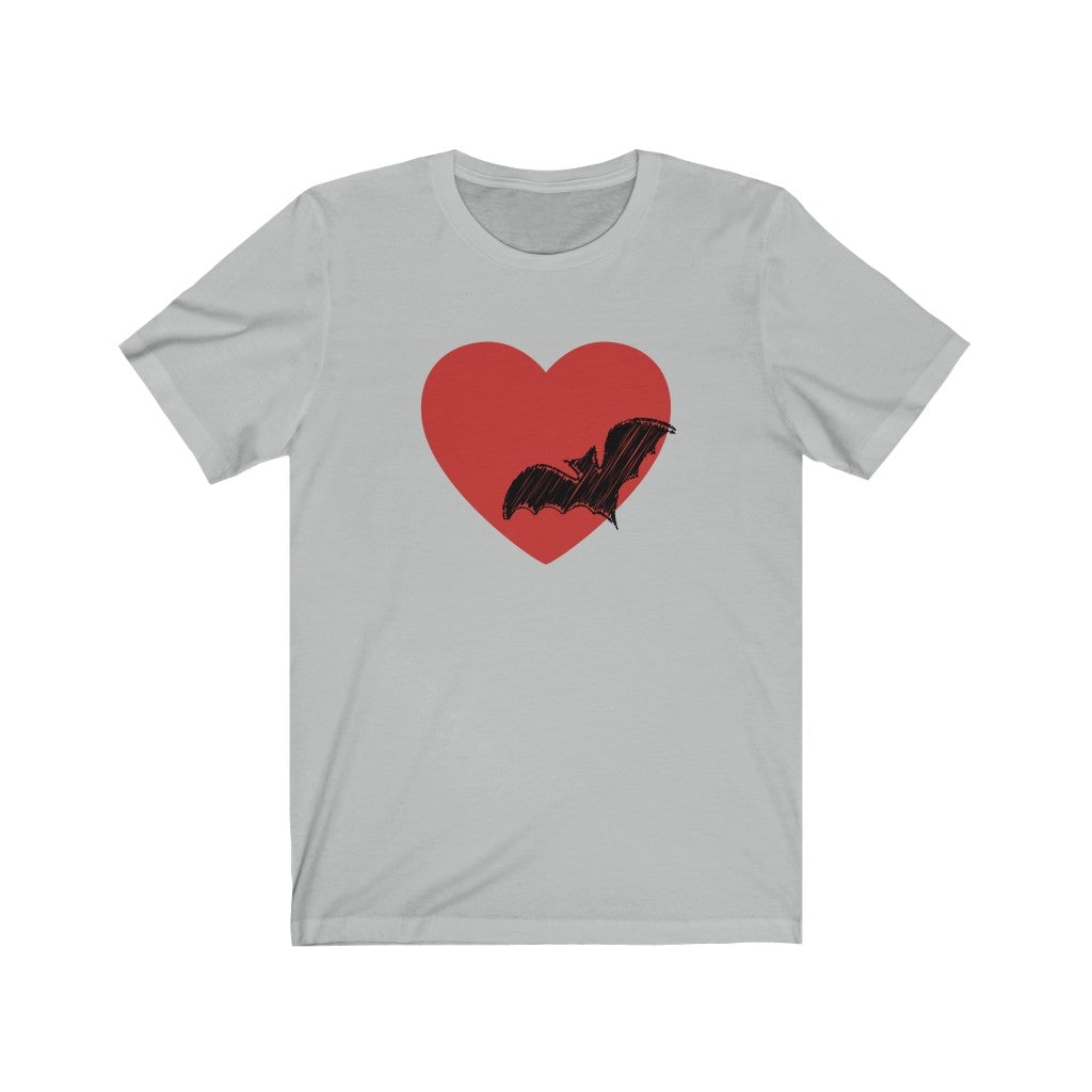 Batman Themed Valentine's Day T-shirt [Ash] NAB It Designs