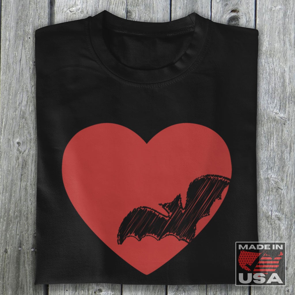Batman Themed Valentine's Day T-shirt [Black] NAB It Designs