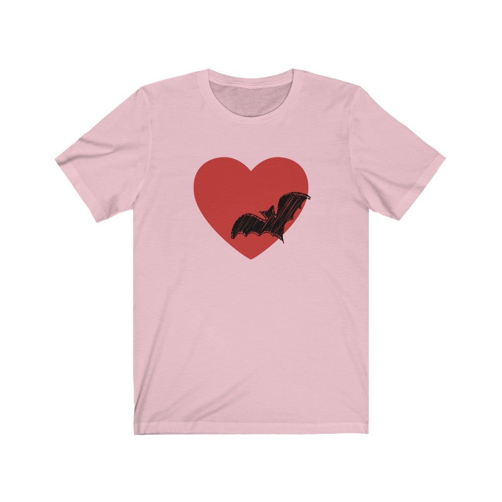 Batman Themed Valentine's Day T-shirt [Pink] NAB It Designs