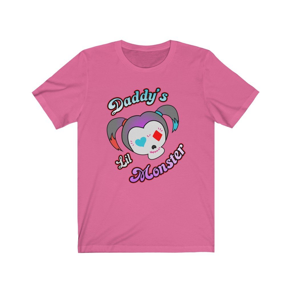 Daddy's Lil Monster - Harley Quinn T-Shirt (Unisex) [Charity Pink] NAB It Designs