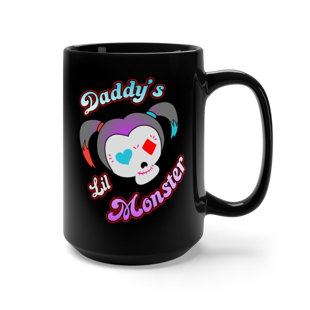 Daddy's Lil Monster Mug - Harley Quinn Coffee Mug, 15oz [15oz] NAB It Designs