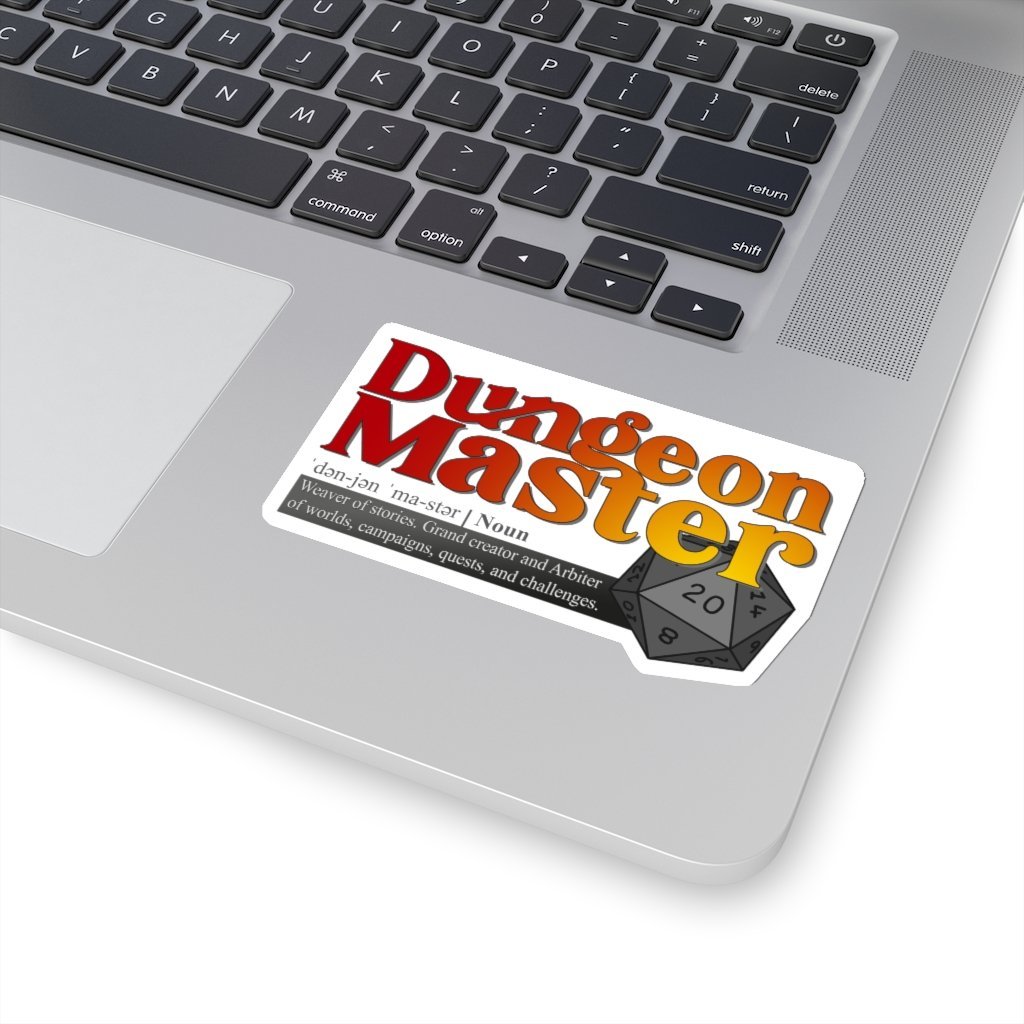 Dungeon Master Definition - Funny Dungeons & Dragons Sticker [4" × 4"] NAB It Designs