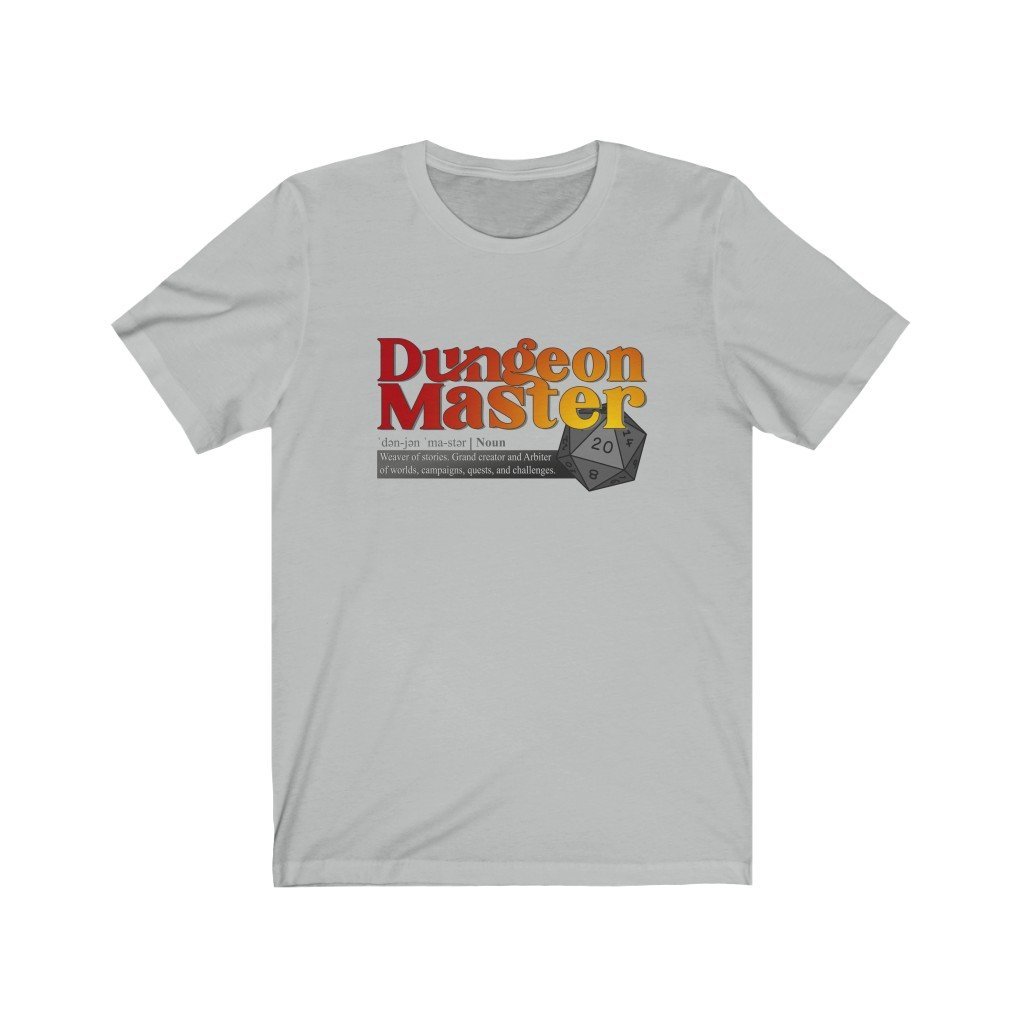 Dungeon Master Definition - Funny Dungeons & Dragons T-Shirt (Unisex) [Ash] NAB It Designs