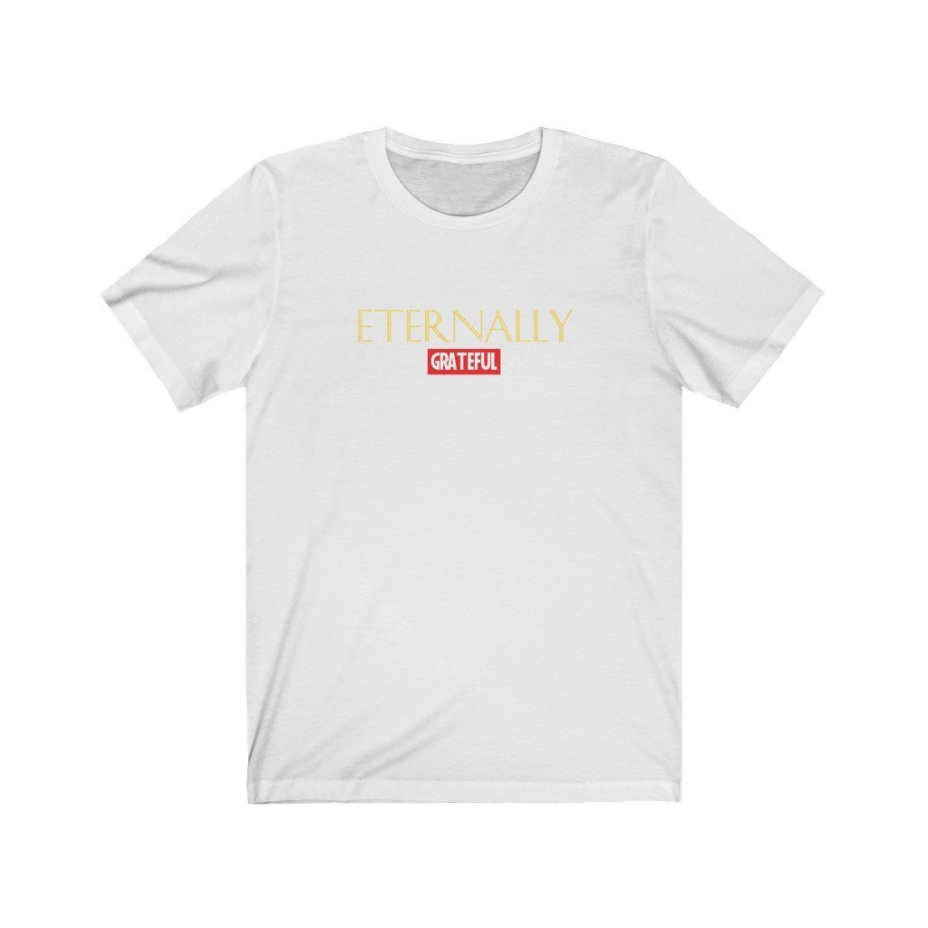 Eternally Grateful - Eternals-Themed T-Shirt (Unisex) [White] NAB It Designs