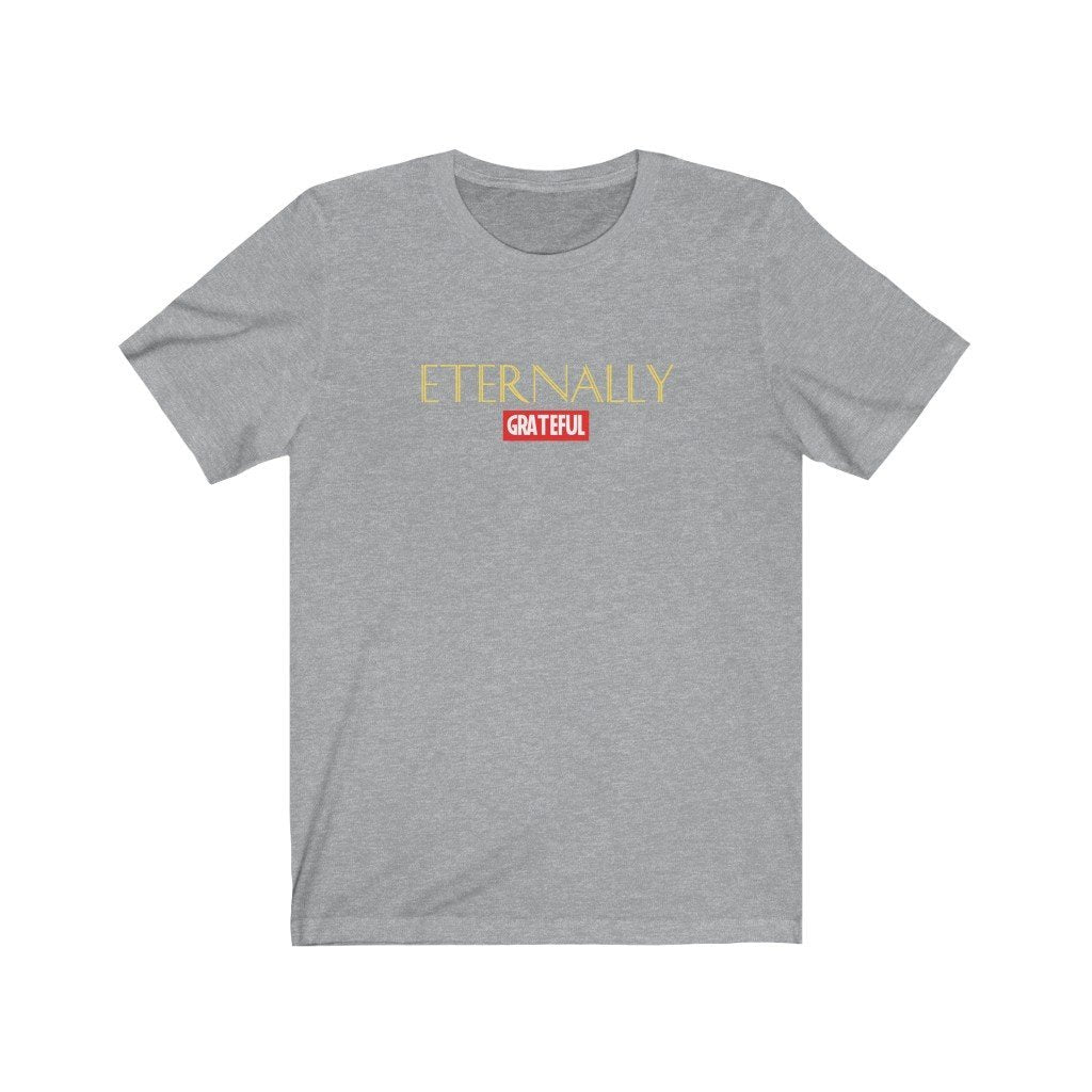 Eternally Grateful - Eternals-Themed T-Shirt (Unisex) [Athletic Heather] NAB It Designs
