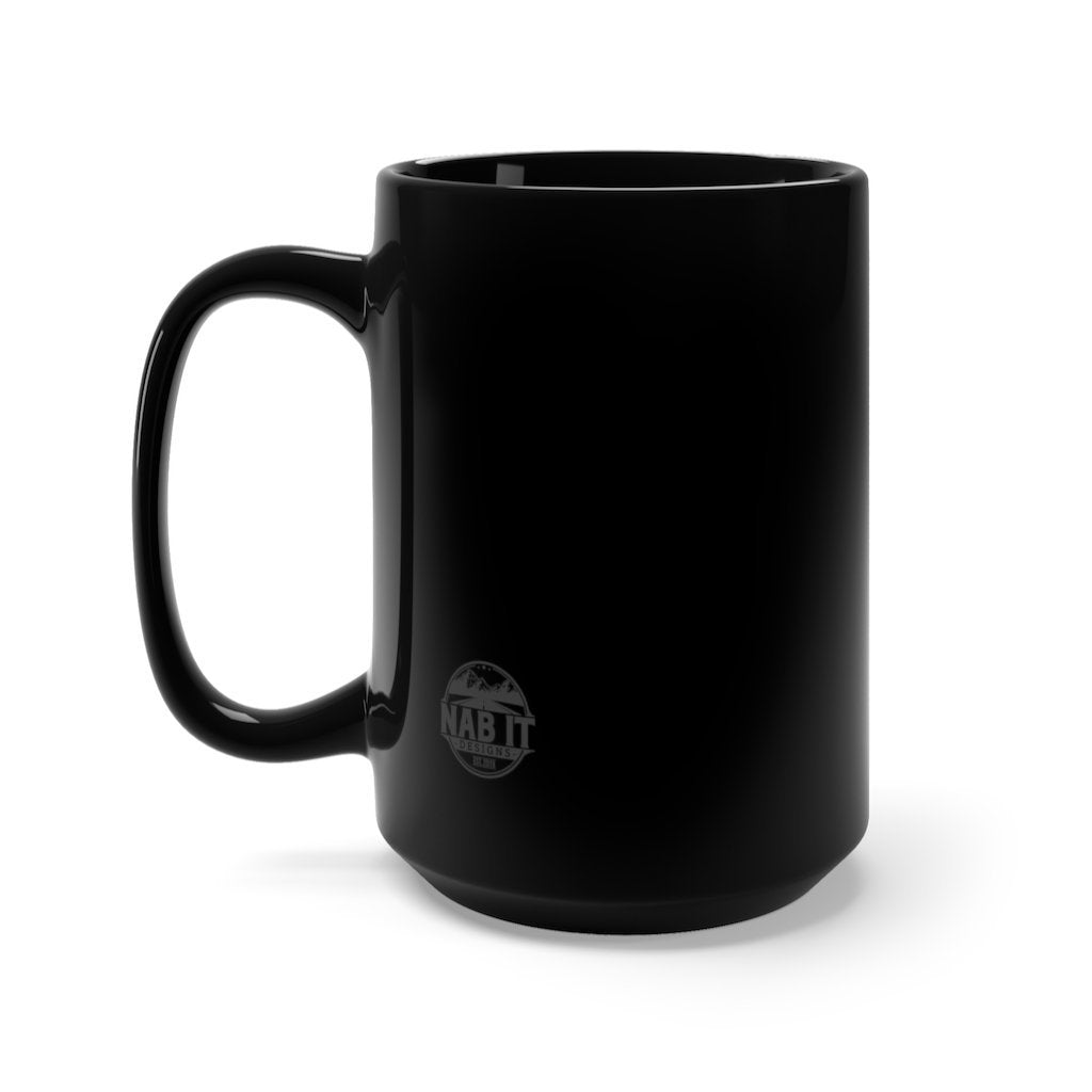 Glitch Cat - Matrix Themed Mug 15 oz, Black [15oz] NAB It Designs