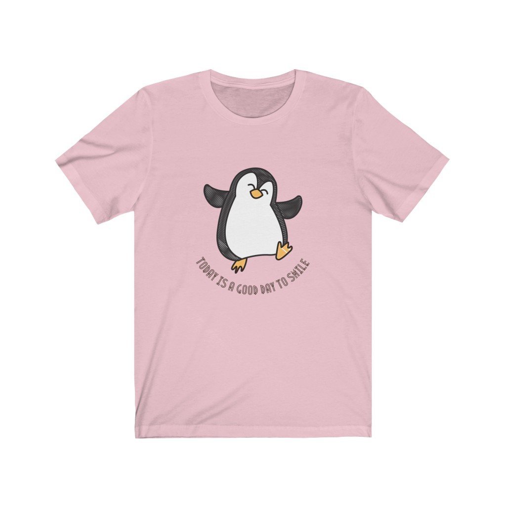 Inktastic Cute Penguin, Penguin With Red Bow Tie Women's V-Neck T-Shirt