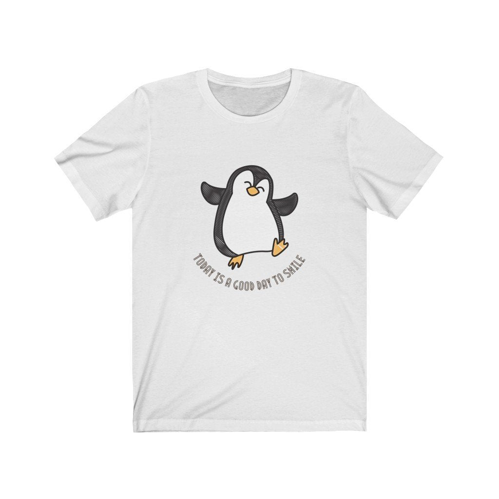 Happy Dancing Penguin - T-Shirt (Unisex) [White] NAB It Designs