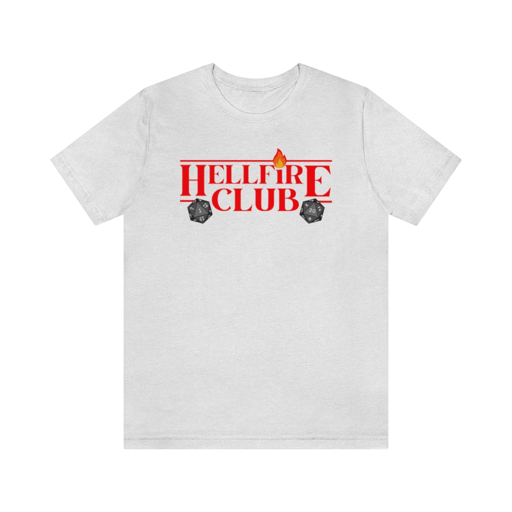 Hellfire Club - Stranger Things-Themed T-Shirt (Unisex) [Ash] NAB It Designs