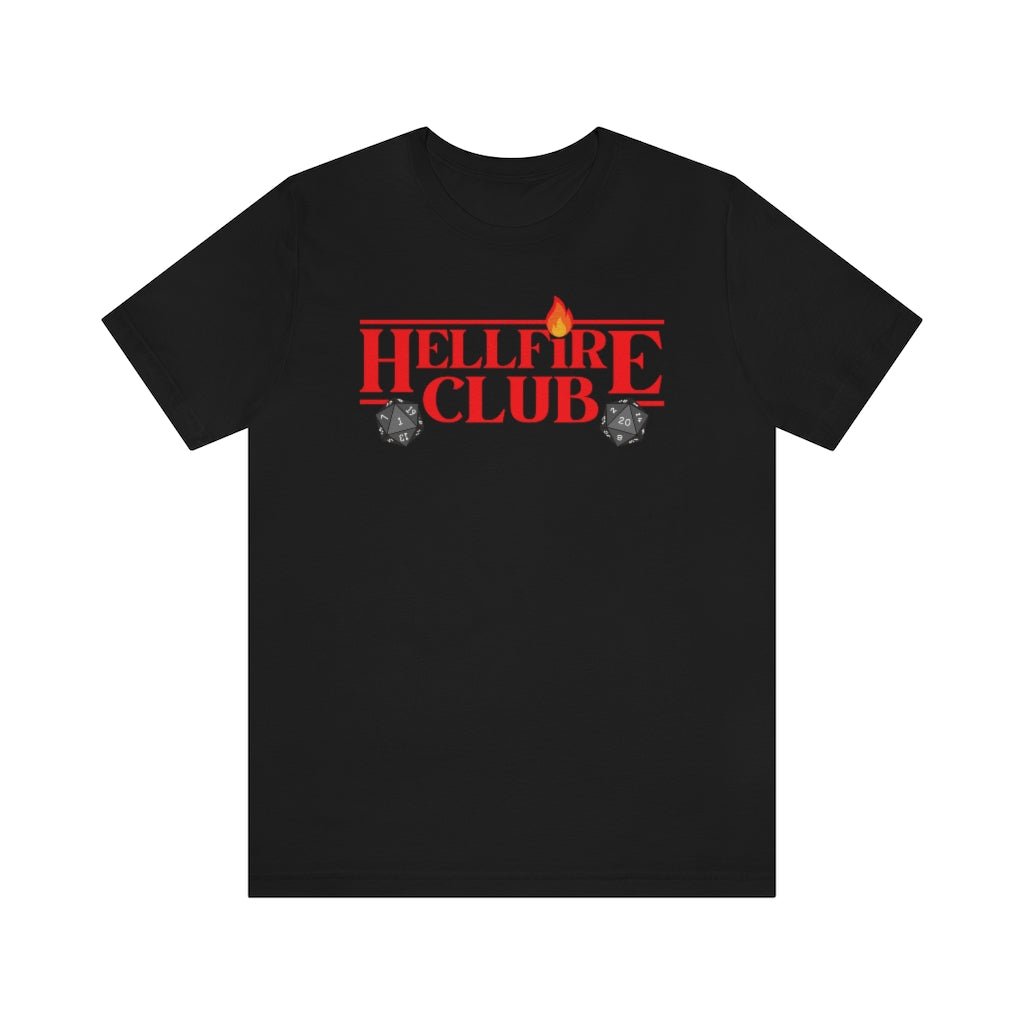 Hellfire Club - Stranger Things-Themed T-Shirt (Unisex) [Black] NAB It Designs