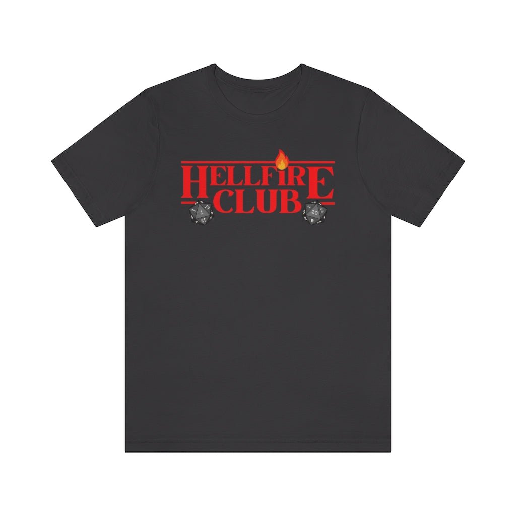 Hellfire Club - Stranger Things-Themed T-Shirt (Unisex) [Dark Grey] NAB It Designs
