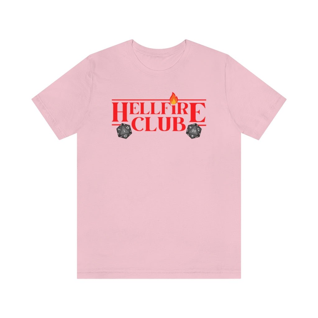 Hellfire Club - Stranger Things-Themed T-Shirt (Unisex) [Pink] NAB It Designs
