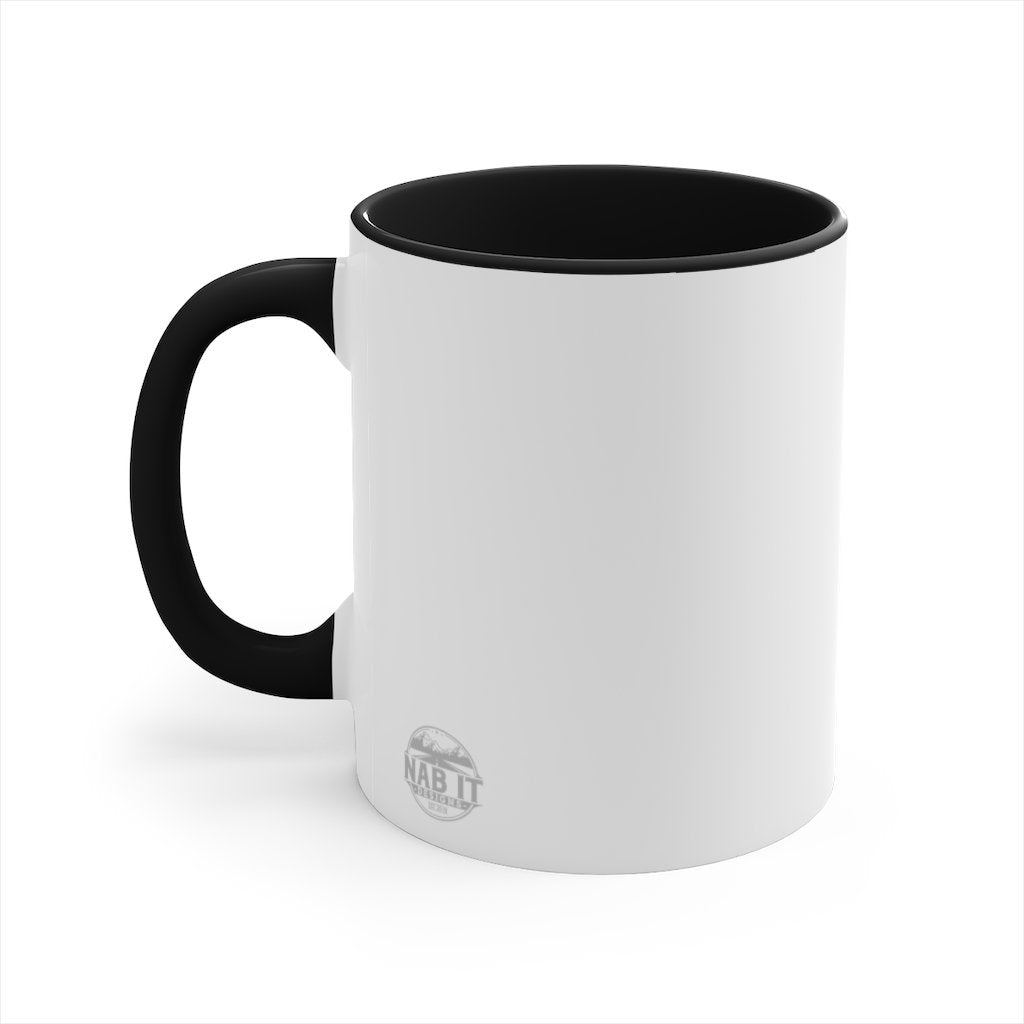I Don't Call Myself Superman, But She Does Mug - Funny Superman Black Accent Coffee Mug, 11oz [Black] NAB It Designs