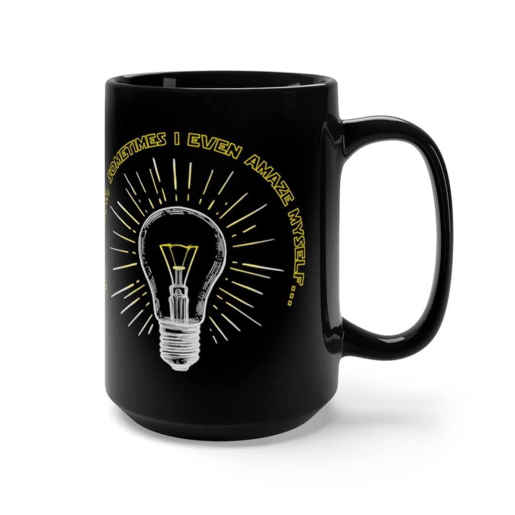 I Even Amaze Myself - Funny Star Wars Quote Coffee Mug 15 oz. [15oz] NAB It Designs