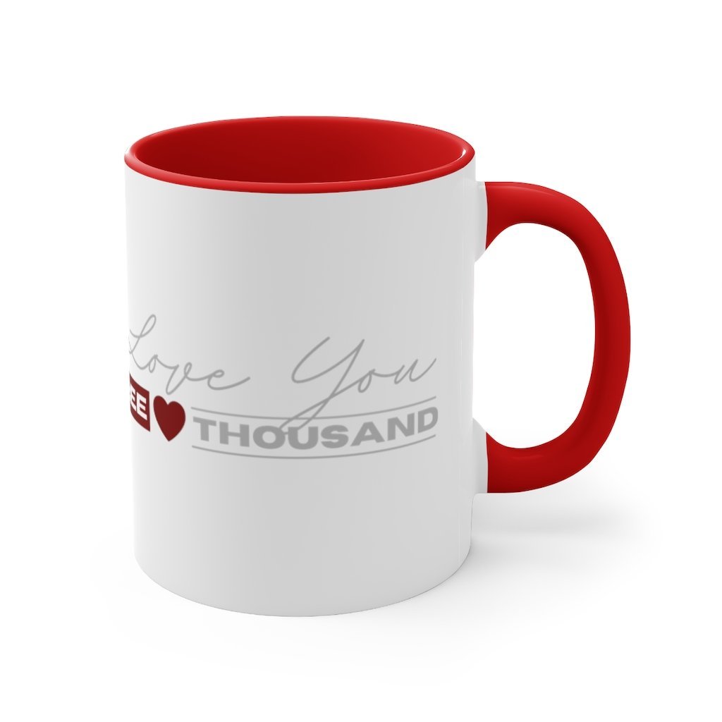 I Love You 3000 Mug - Iron Man / Avengers Quote Coffee Mug, 11oz [Red] NAB It Designs