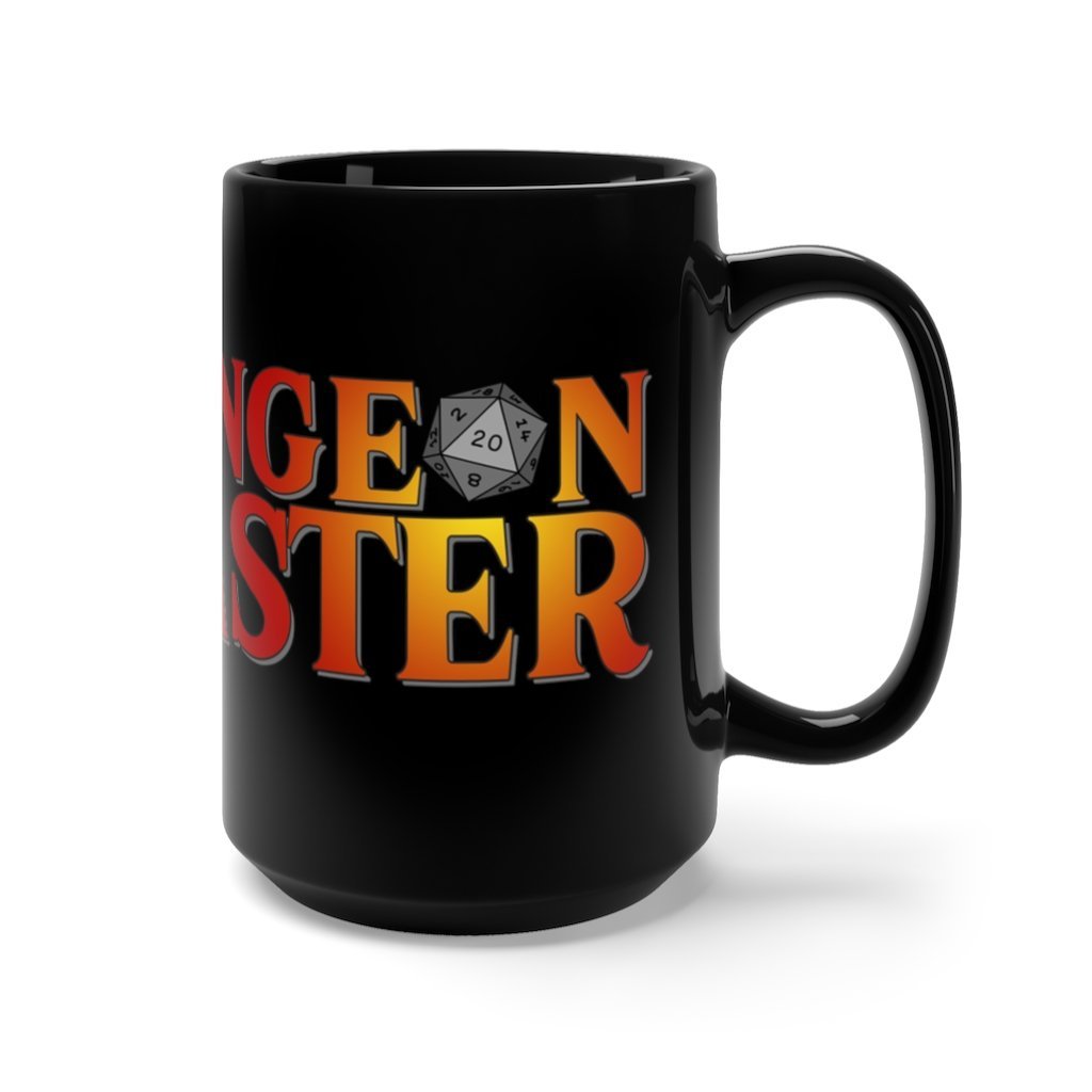 I'm The Dungeon Master - Funny Dungeons & Dragons Black Coffee Mug 15 oz. [15oz] NAB It Designs