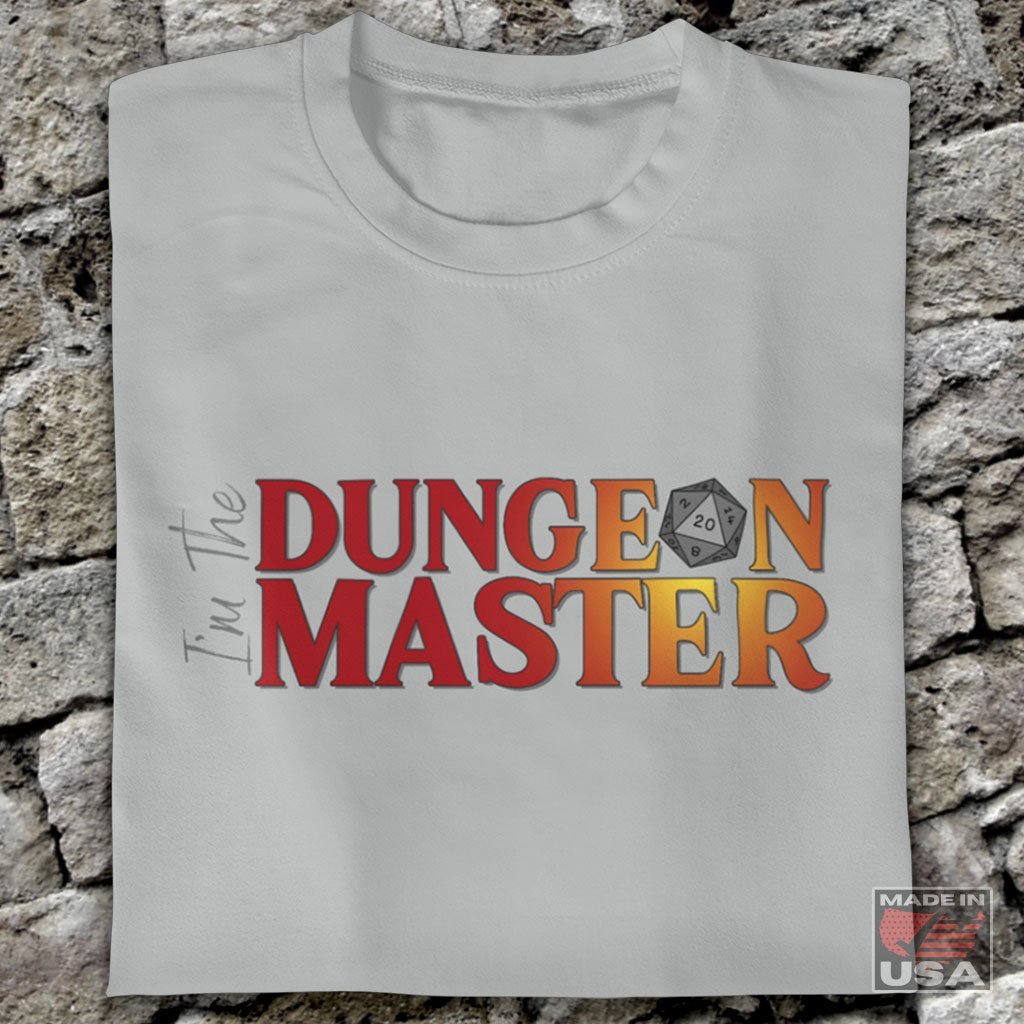 I'm The Dungeon Master - Funny Dungeons & Dragons T-Shirt (Unisex) [Ash] NAB It Designs