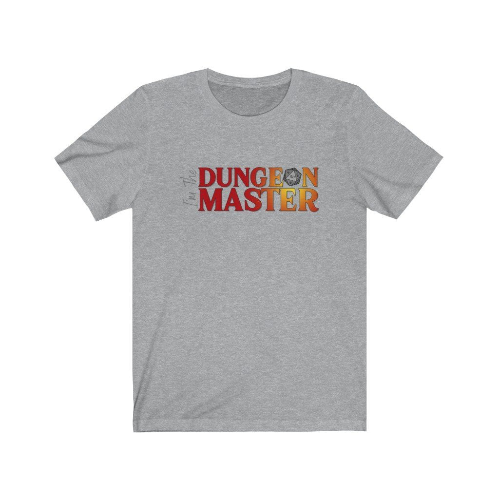 I'm The Dungeon Master - Funny Dungeons & Dragons T-Shirt (Unisex) [Athletic Heather] NAB It Designs