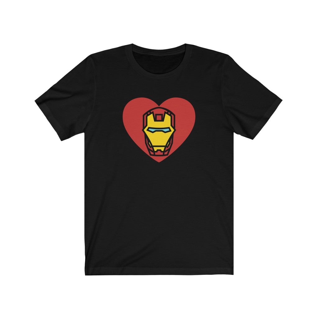 Iron Man Themed Valentine's Day T-shirt [Black] NAB It Designs