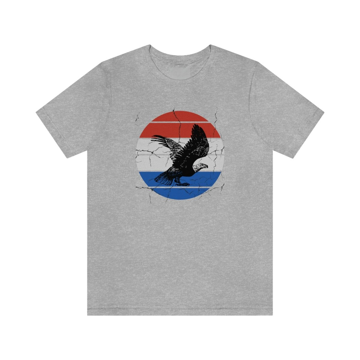 Let Freedom Ring - Eagle T-shirt (Unisex) [Athletic Heather] NAB It Designs