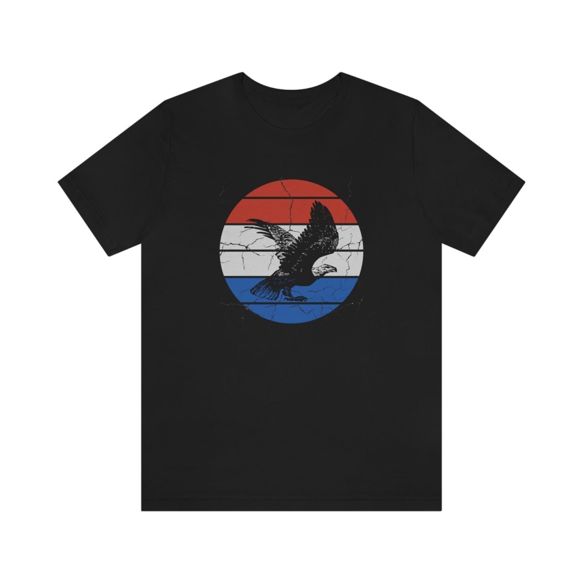 Let Freedom Ring - Eagle T-shirt (Unisex) [Black] NAB It Designs