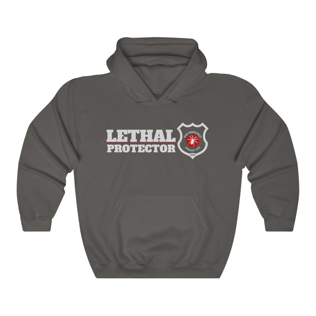 Lethal Protector - Venom Hooded Sweatshirt (Unisex) [Charcoal] NAB It Designs