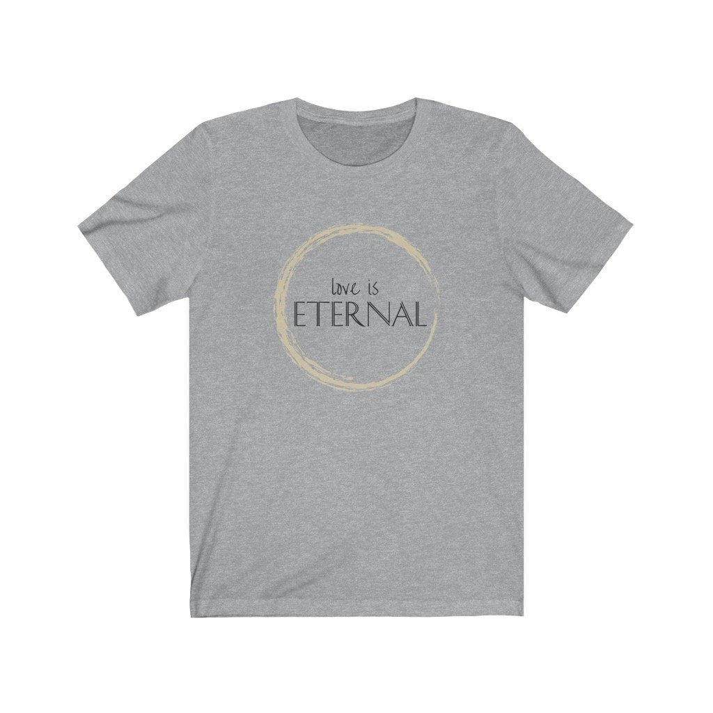 Love Is Eternal - Eternals-Themed T-Shirt (Unisex) [Athletic Heather] NAB It Designs