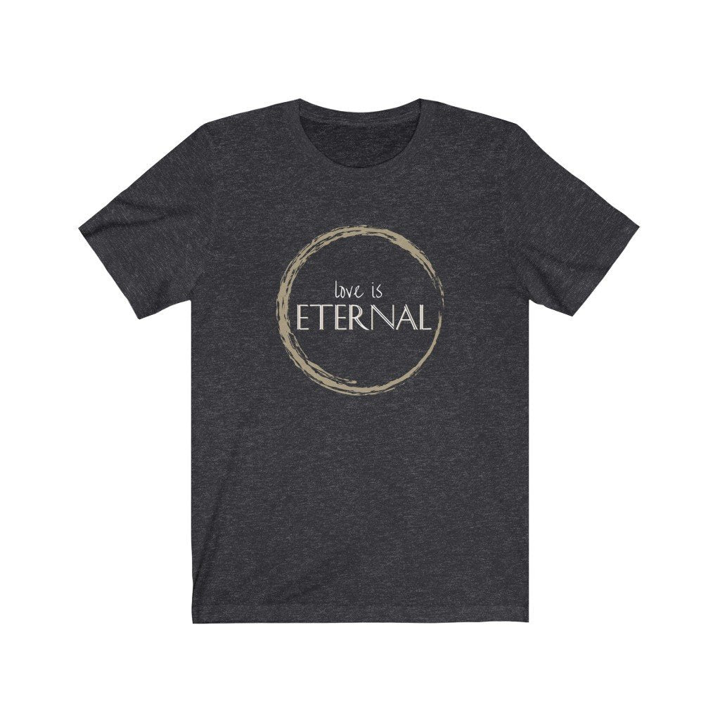 Love Is Eternal - Eternals-Themed T-Shirt (Unisex) [Dark Grey Heather] NAB It Designs