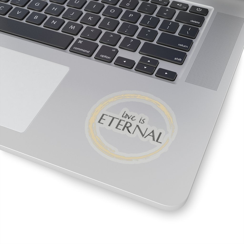 Love Is Eternal Sticker - Eternals, Marvel, Inspirational and Motivational Sticker [4" × 4"] NAB It Designs