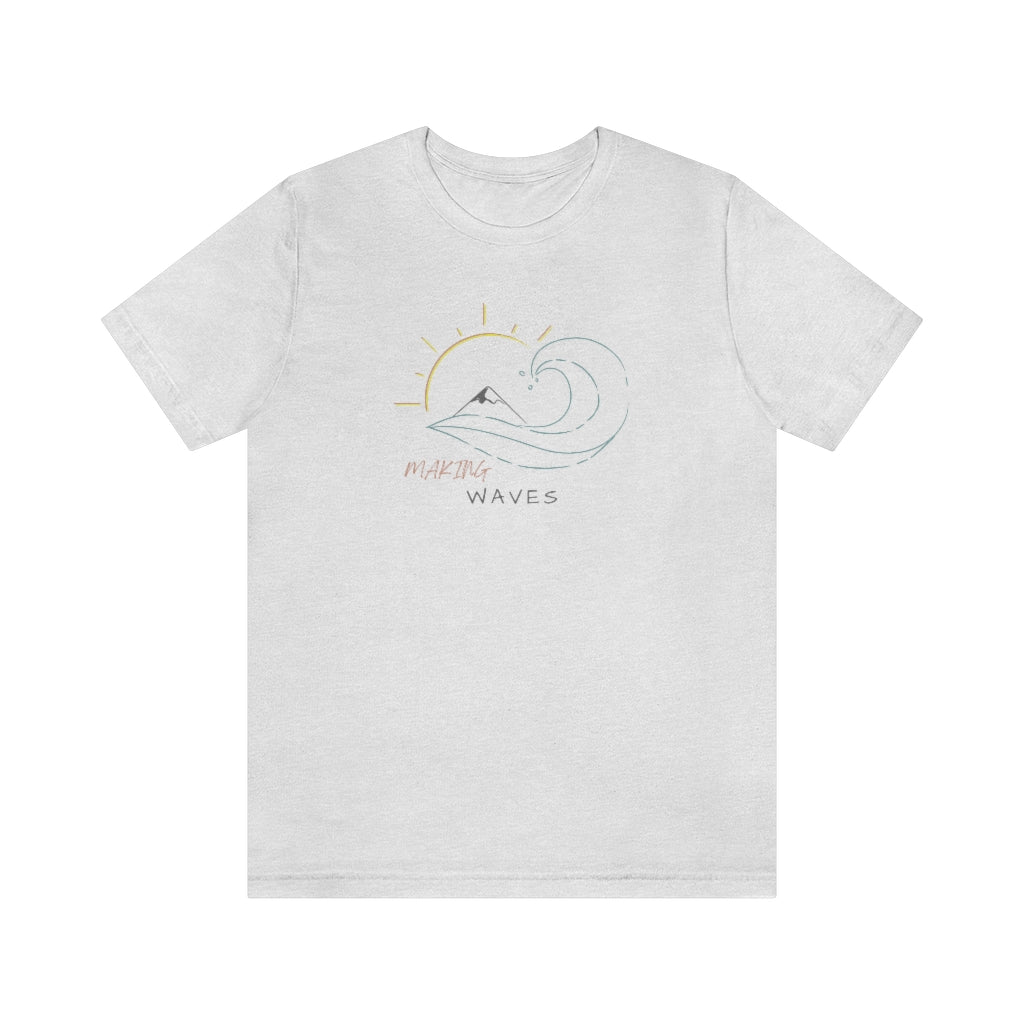 Making Waves - Unisex T-Shirt [Ash] NAB It Designs