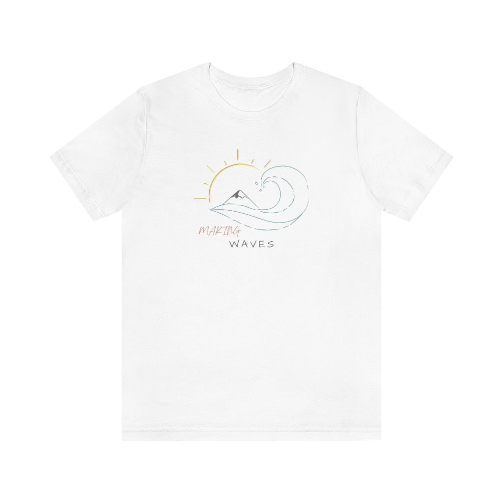 Making Waves - Unisex T-Shirt [White] NAB It Designs