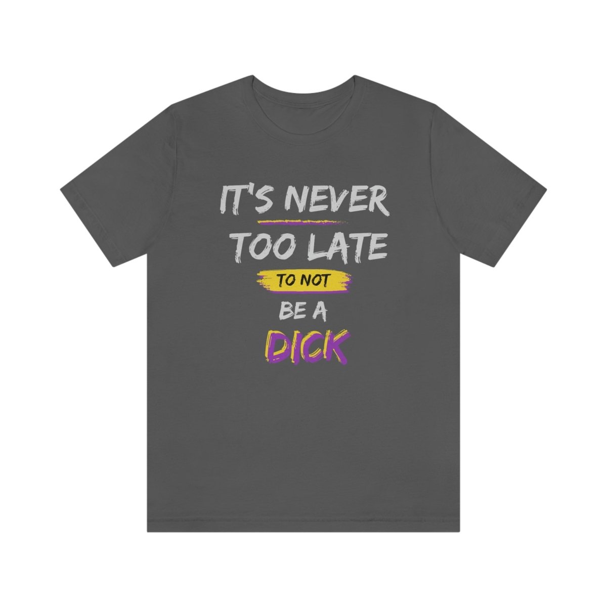 M.O.D.O.K - It's Never Too Late T-Shirt (Unisex) [Asphalt] NAB It Designs
