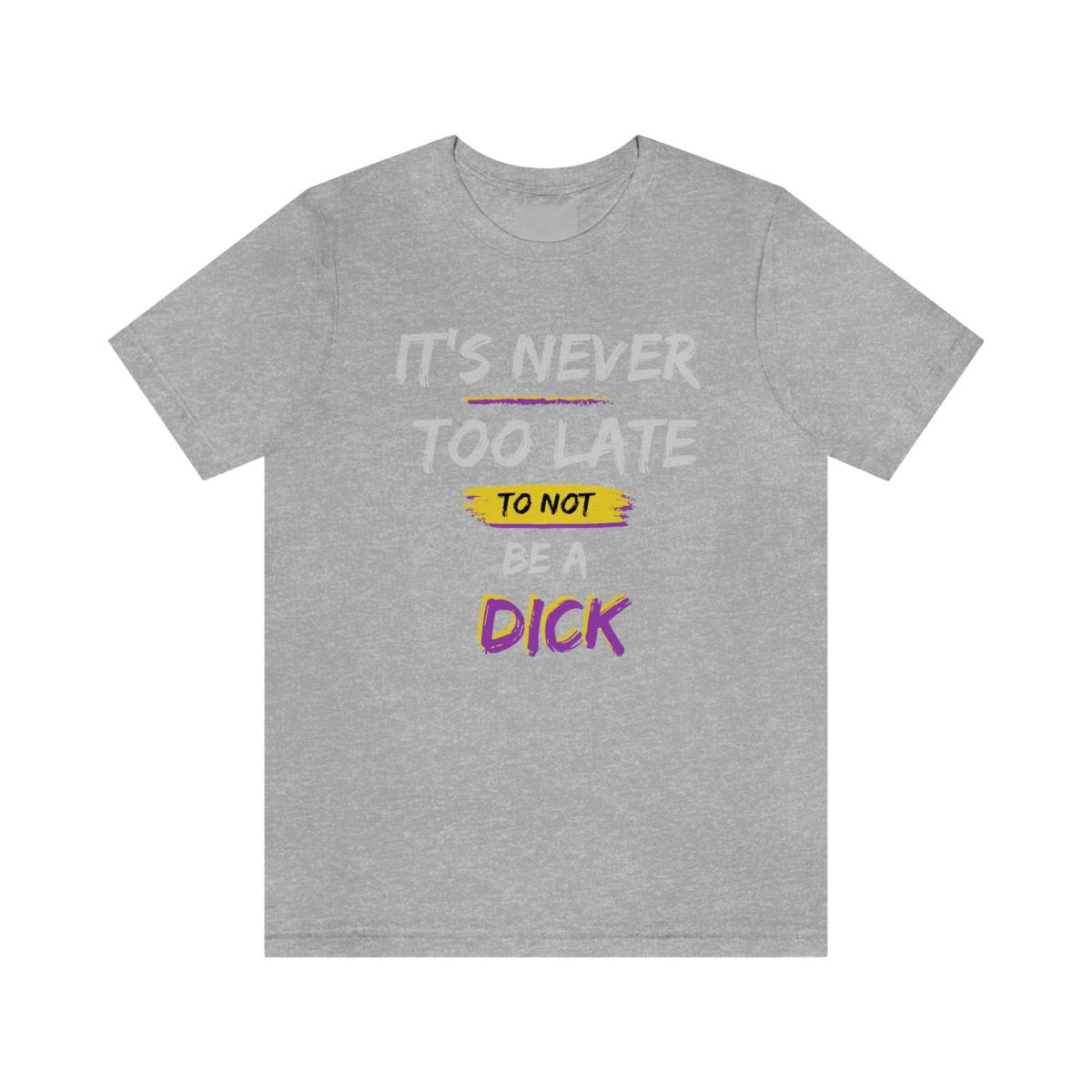 M.O.D.O.K - It's Never Too Late T-Shirt (Unisex) [Athletic Heather] NAB It Designs