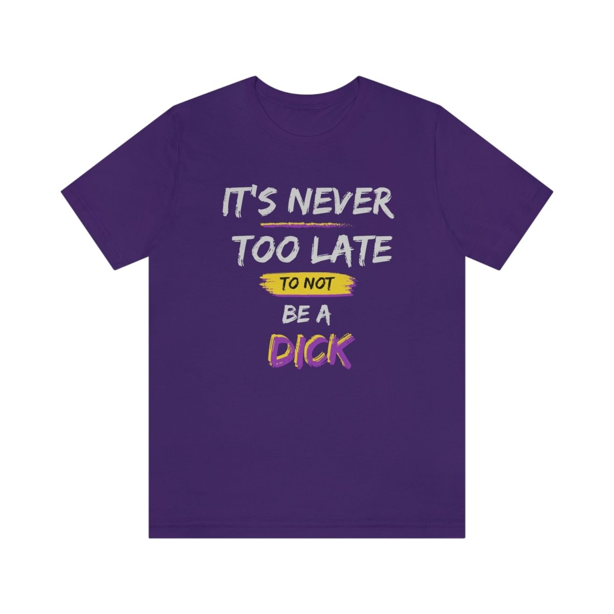 M.O.D.O.K - It's Never Too Late T-Shirt (Unisex) [Team Purple] NAB It Designs