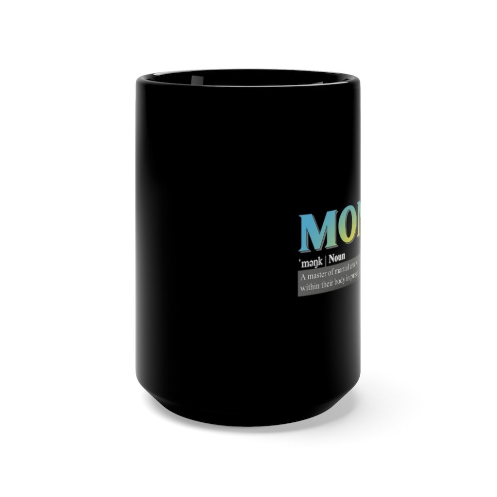 Monk Class Definition - Funny Dungeons & Dragons Coffee Mug 15 oz, Black [15oz] NAB It Designs