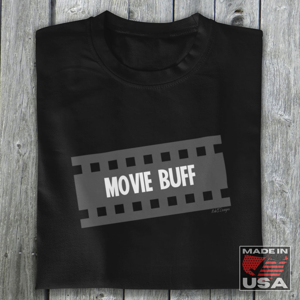 Movie Buff - Unisex T-Shirt [Black] NAB It Designs