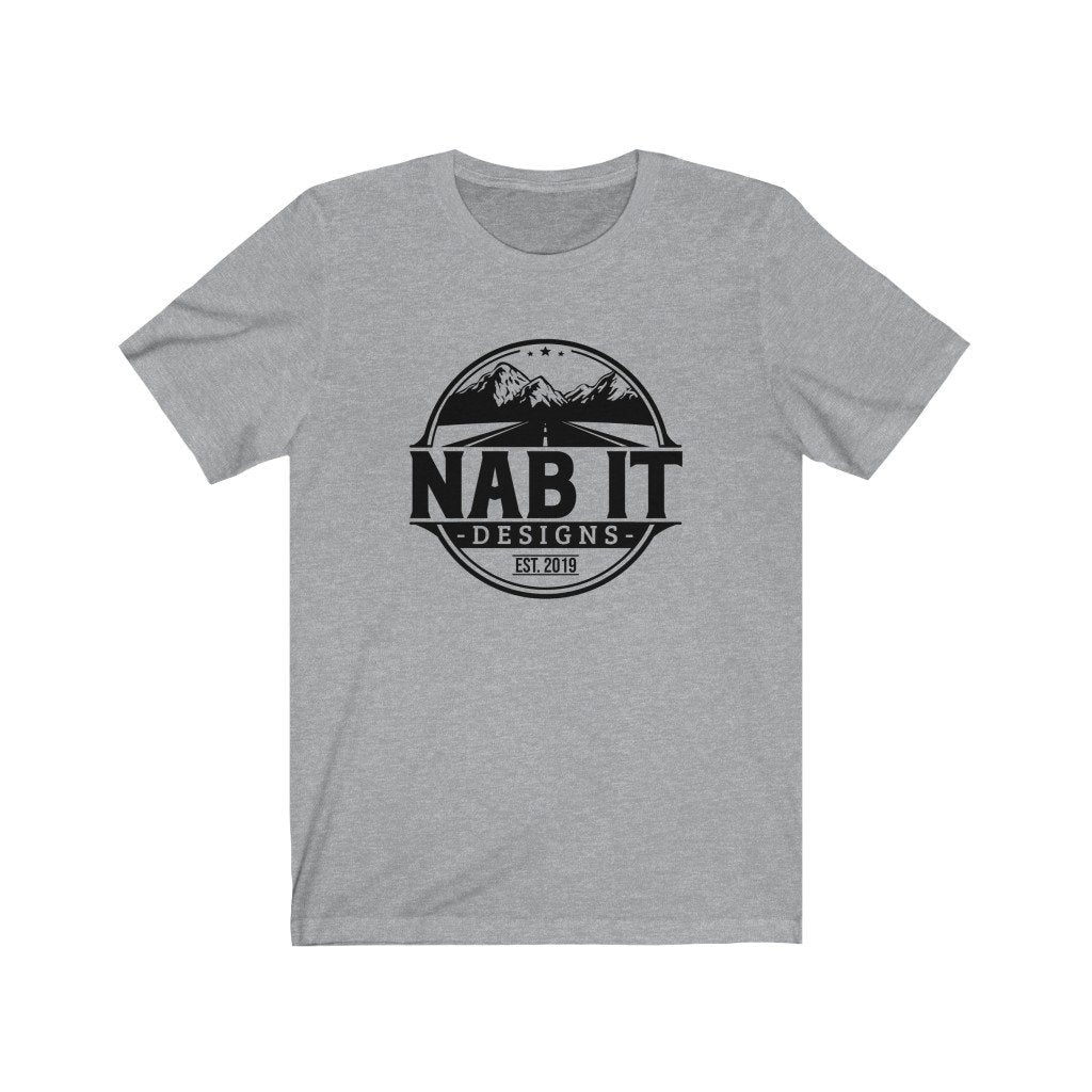 NAB It Tee (Black Logo) [Athletic Heather] NAB It Designs