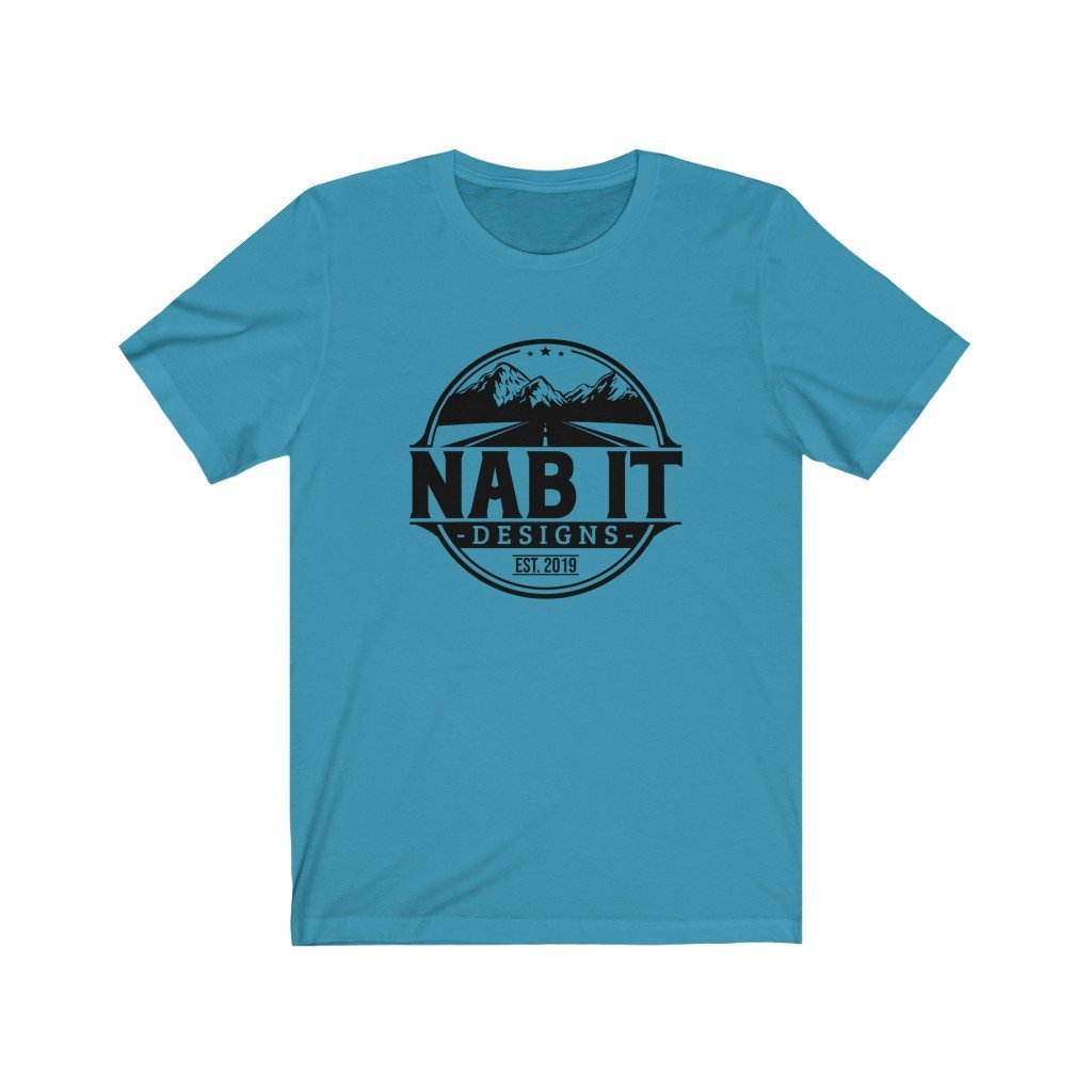 NAB It Tee (Black Logo) [Aqua] NAB It Designs