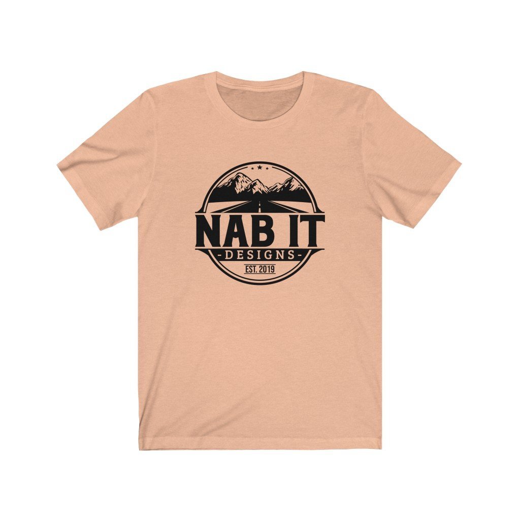 NAB It Tee (Black Logo) [Heather Peach] NAB It Designs