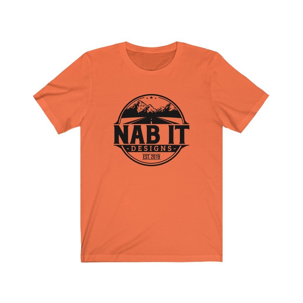 NAB It Tee (Black Logo) [Orange] NAB It Designs